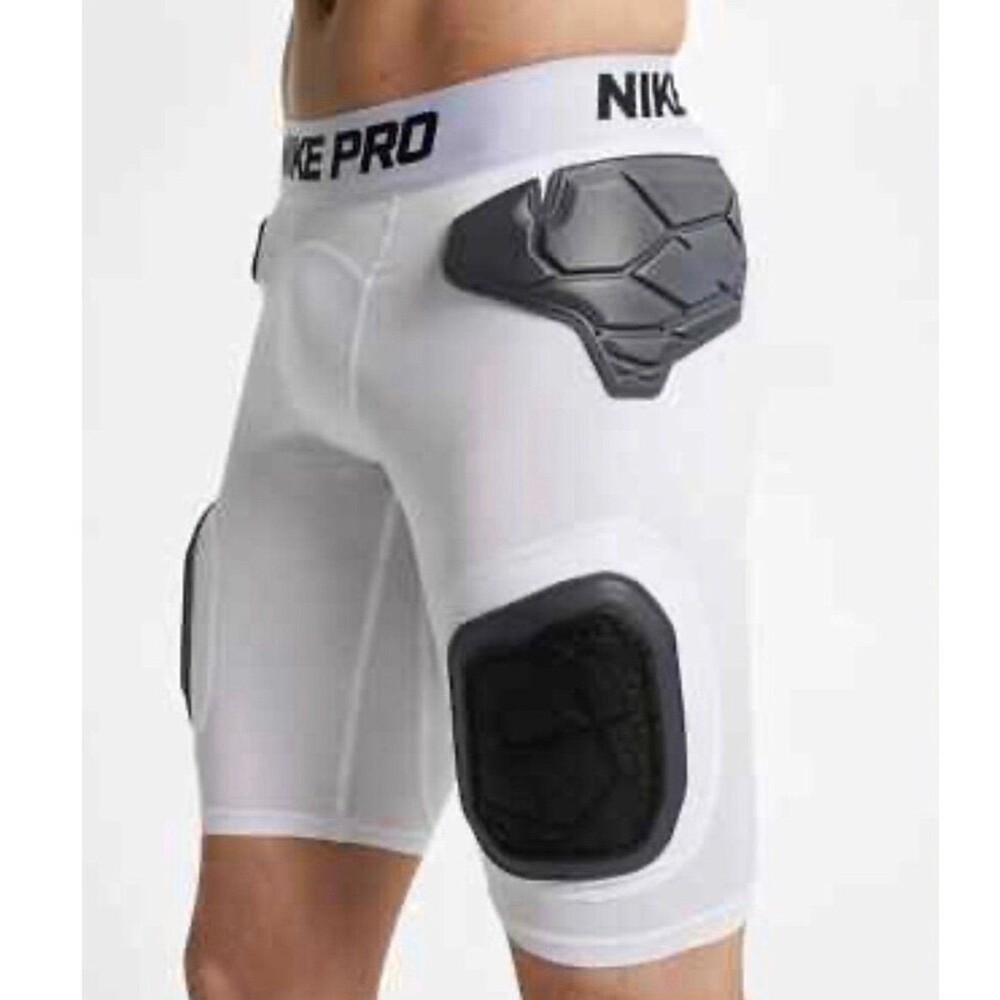 Nike Pro HyperStrong Padded Compression Football Shorts Men’s XL White NWT